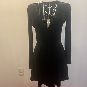 A black velvet dress from forever 21